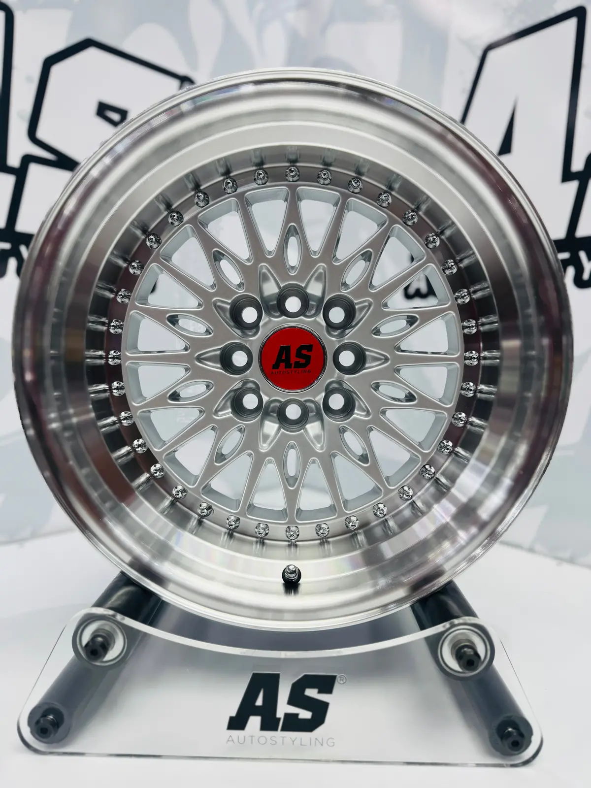 15” As-7578  Silver  4/100 4/114 Wheels 1