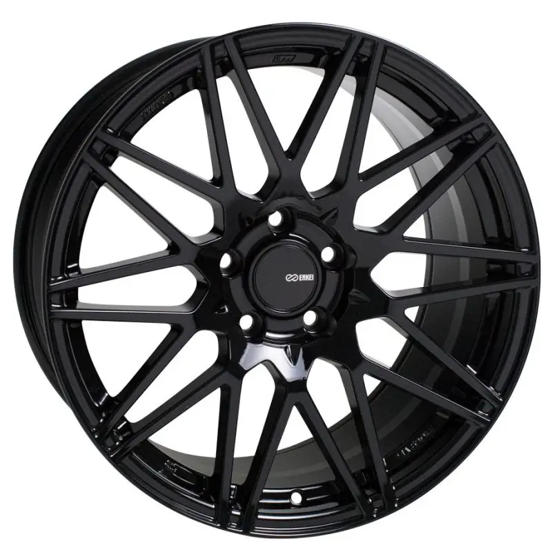 Enkei Tms 17X8 5X114.3 35Mm Offset 72.6Mm Bore Gloss Black Wheel 1