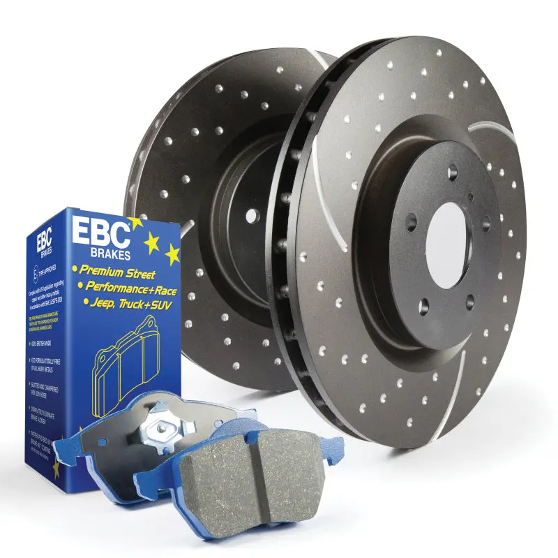 Ebc Stage 6 Brake Kit – Bluestuff Pads + Gd Slotted Rotors 2