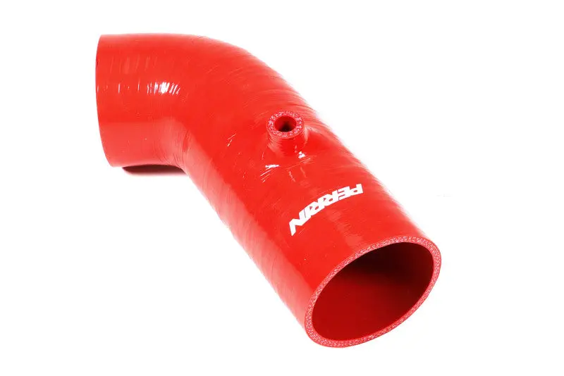 Perrin 22-23 Subaru Brz/Toyota Gr86 Silicone Inlet Hose (3In. Id / Ss Wire) - Red 1