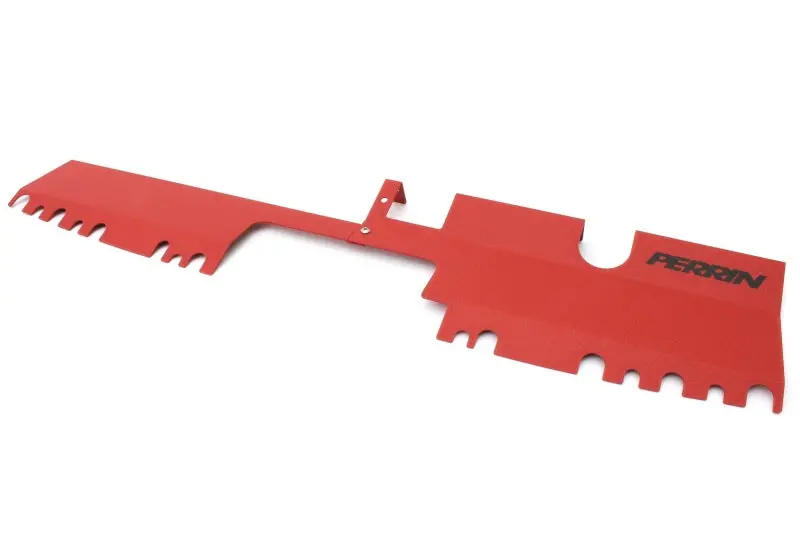 Perrin 15-21 Wrx/Sti Radiator Shroud (With Oem Intake Scoop) - Red 1
