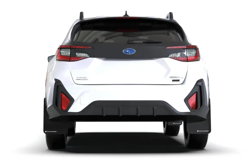 Rally Armor 24-25 Subaru Crosstrek Black Ur Mud Flap Grey Logo 2