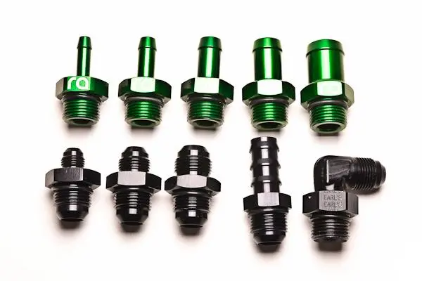 Radium Engineering -6An 180 Degree Push-Lok Hose End 1