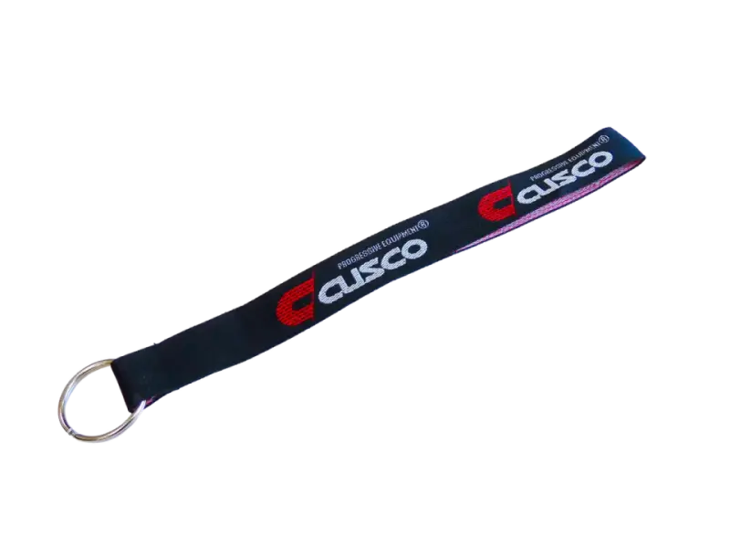 Cusco Keychain With Ring - Black Strap With Cusco Logo 1