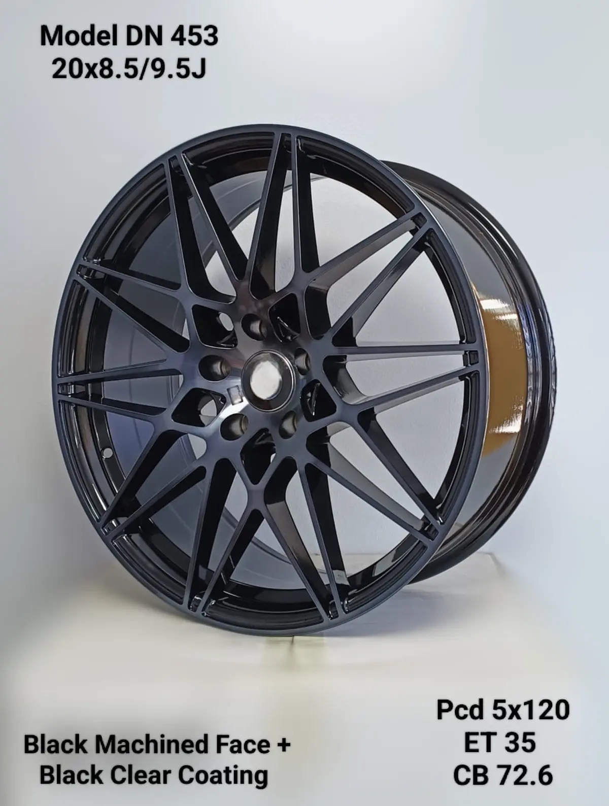 20” As-F80 Comp  5X120 Black Machine Face Black Tint 1