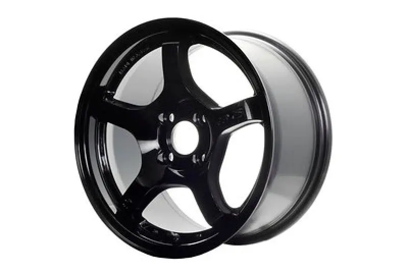 Gram Lights 57Cr 15X8.0 +28 4X100 Glossy Black Wheel 1