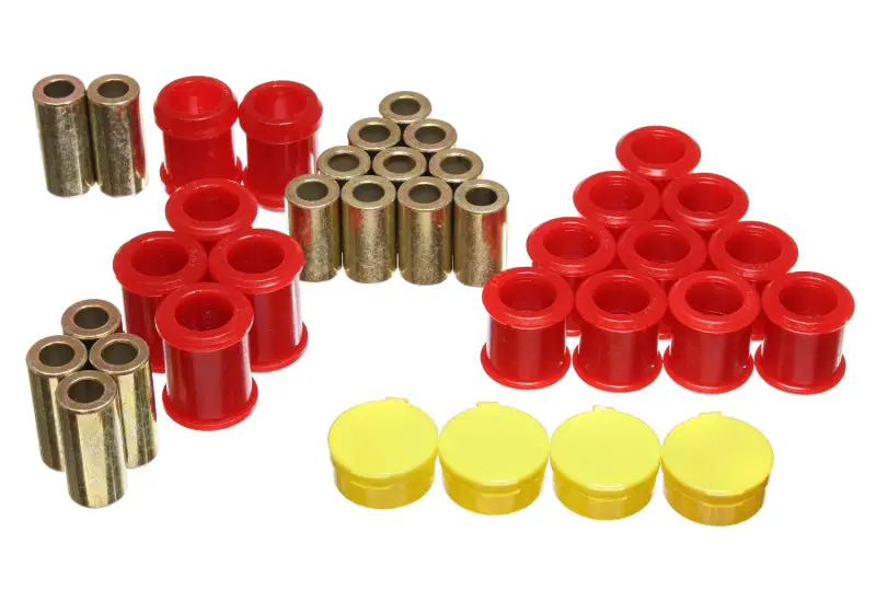 Energy Suspension 95-98 Nissan 240Sx (S14) Red Rear Control Arm Bushing Set (Must Reuse Existing Out 1