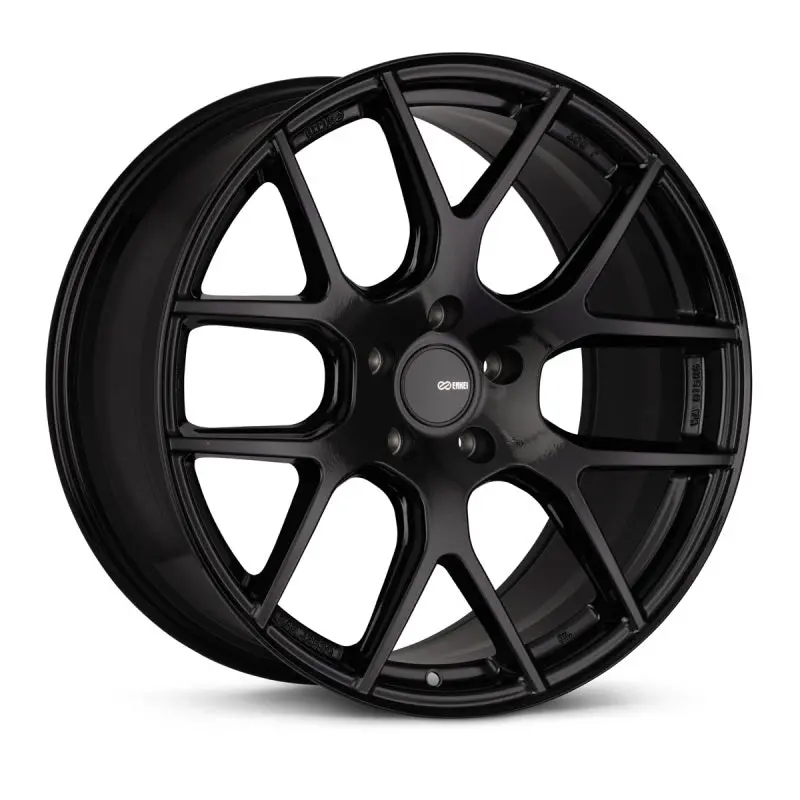 Enkei Xm-6 20X8.5 5X120 40Mm Offset 72.6Mm Bore Gloss Black Wheel 1