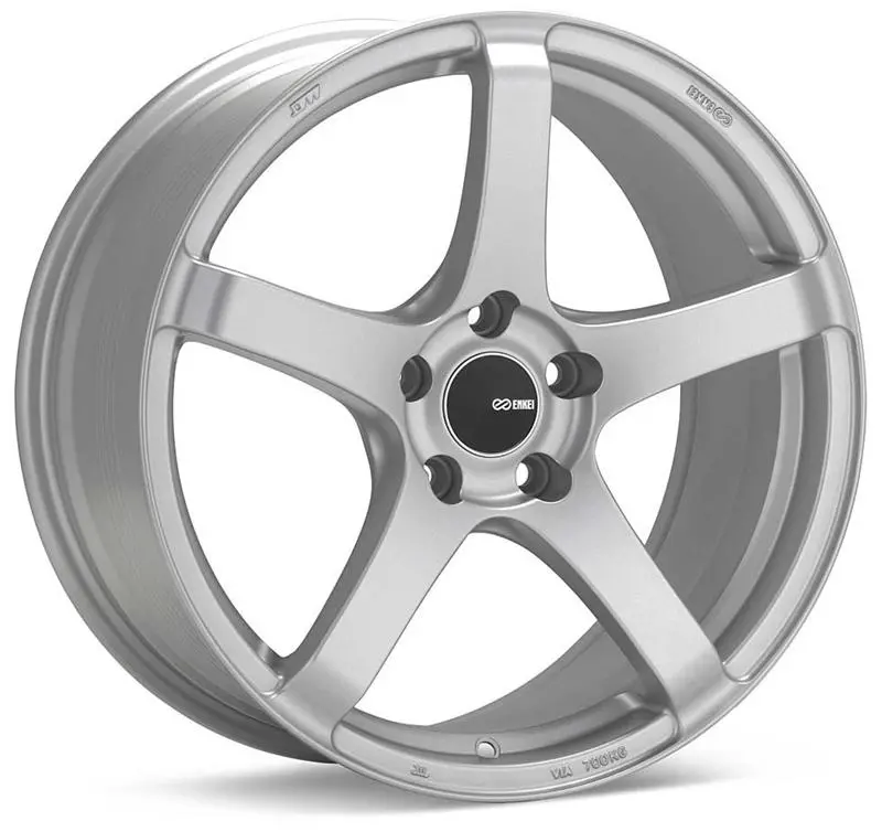 Enkei Kojin 18X8 35Mm Inset 5X112 Bolt Pattern 72.6Mm Bore Dia Matte Silver Wheel 1
