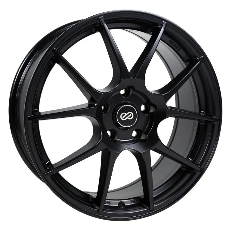 Enkei Ys5 15In X 6.5In / 4 X 100Mm Single Bolt Pattern / Offset +38Mm / 72.6Mm Bore - Black 1