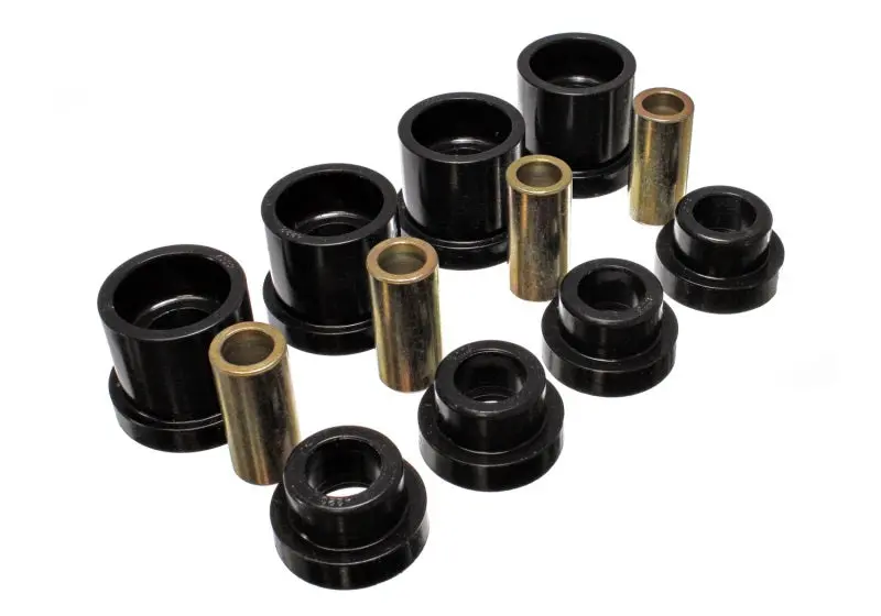Energy Suspension 95-98 Nissan 240Sx (S14) Black Rear Subframe Insert Set (Must Reuse All Metal Part 1