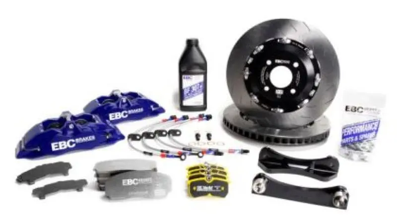 Ebc Racing 2017+ Hyundai I-30 N 2.0T Blue Apollo-4 Calipers 355Mm Rotors Front Big Brake Kit 1