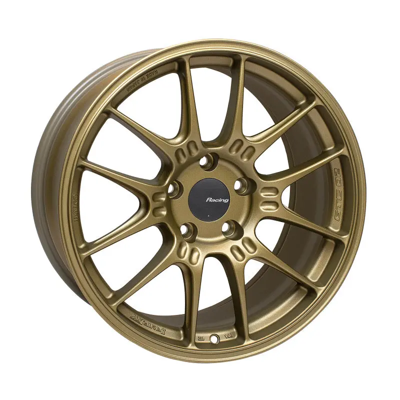 Enkei Gtc02 18X9.5 5X120 45Mm Offset 72.5Mm Bore Titanium Gold Wheel 1