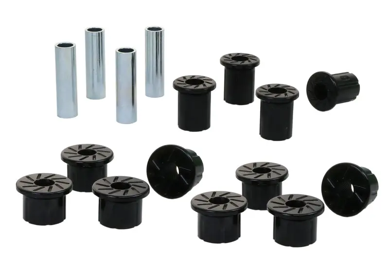 Whiteline 89-95 Toyota Pickup / 01-04 Toyota Tacoma Rear Leaf Spring Shackle Bushing Kit 1