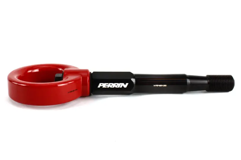 Perrin 15-17 Subaru Wrx & Sti / 13-17 Crosstrek / 12-16 Impreza Tow Hook Kit (Front) - Red 1