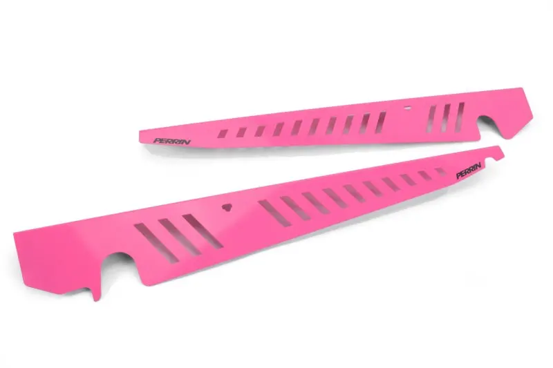 Perrin 15-21 Subaru Wrx/Sti Fender Shroud Set - Hyper Pink 1