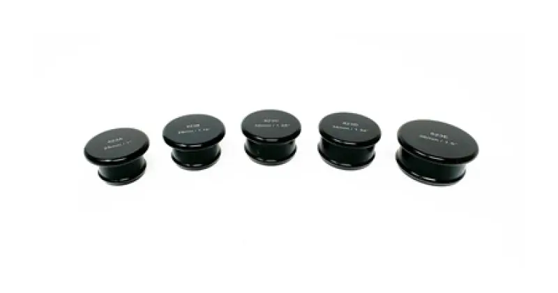 Torque Solution Billet Aluminum Hose Blanking Plug Set (5 Sizes - 25 Thru 38Mm / 1 Thru 1.5In) 1