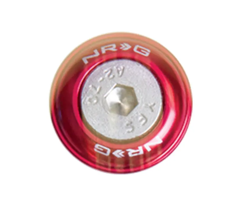 Nrg Red Metal Fender Washer Kit With Rivets – 10-Piece Set 1