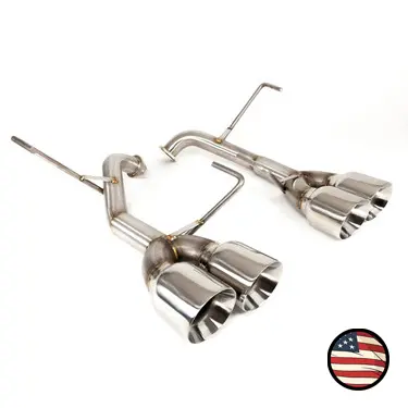 Axleback Exhaust - 2015-2021 Wrx / 2015-2018 Sti - Muffler Delete - 4" Double Wall Tips 1