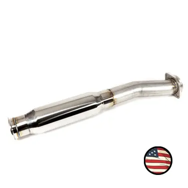 Replacement Midpipe Front Section Only - 2015-2021 Wrx/Sti - With Resonator 1