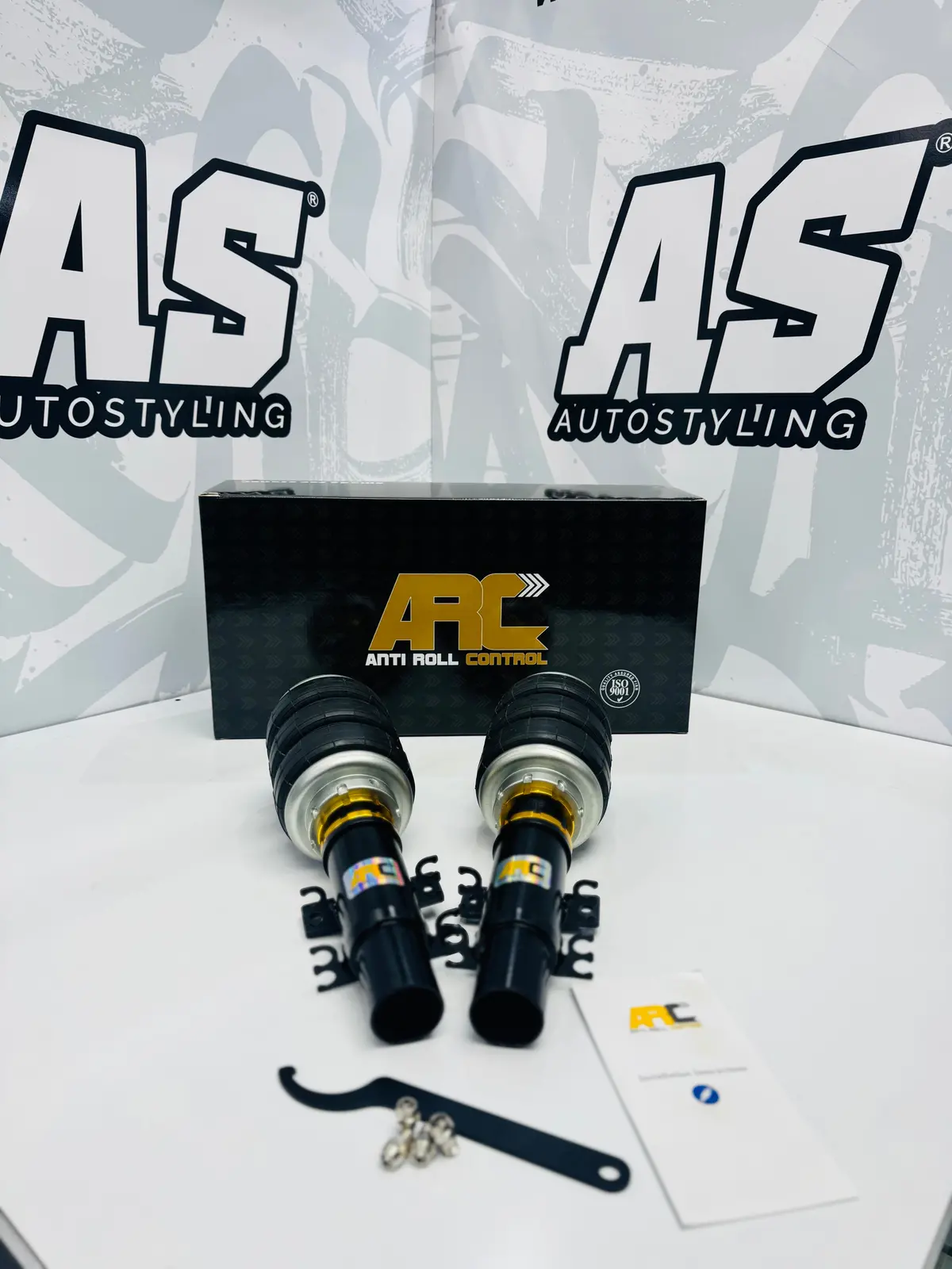 Polo 9N (Bujwa)  Arc  Air Suspension Struts Fronts Height Adjustable 1