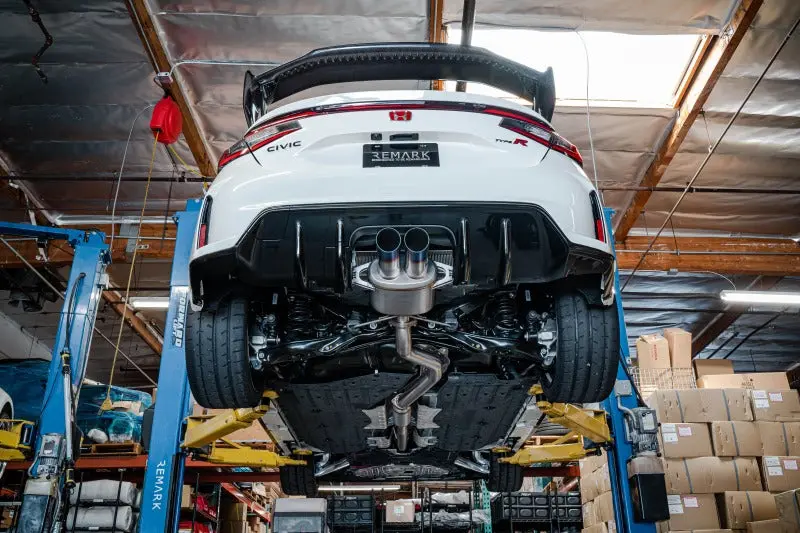 Remark 2023+ Honda Civic Type-R (Fl5) Sports Touring Catback Titanium Exhaust/Sus304 Front Pipe 1