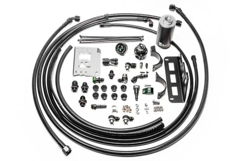 Radium Engineering 08-15 Cadillac Cts-V Fuel Hanger Plumbing Kit - Microglass Filter 1