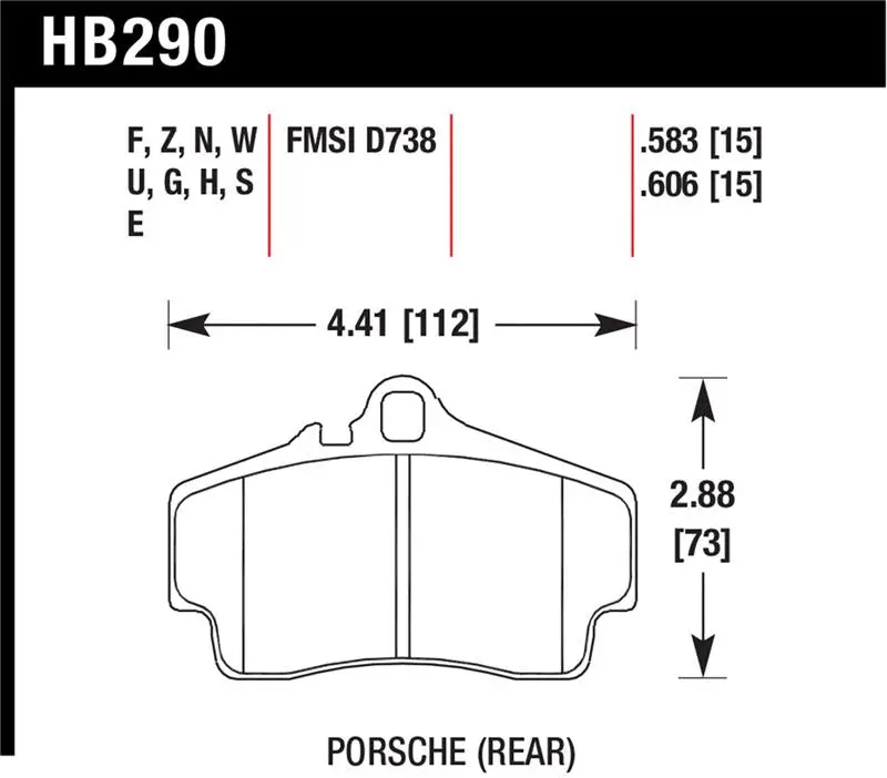 Hawk Hp+ Street Brake Pads 1