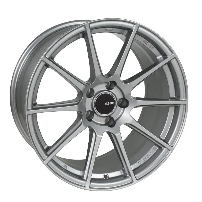 Enkei Ts10 18X9.5 5X114.3 15Mm Offset 72.6Mm Bore Grey Wheel 1