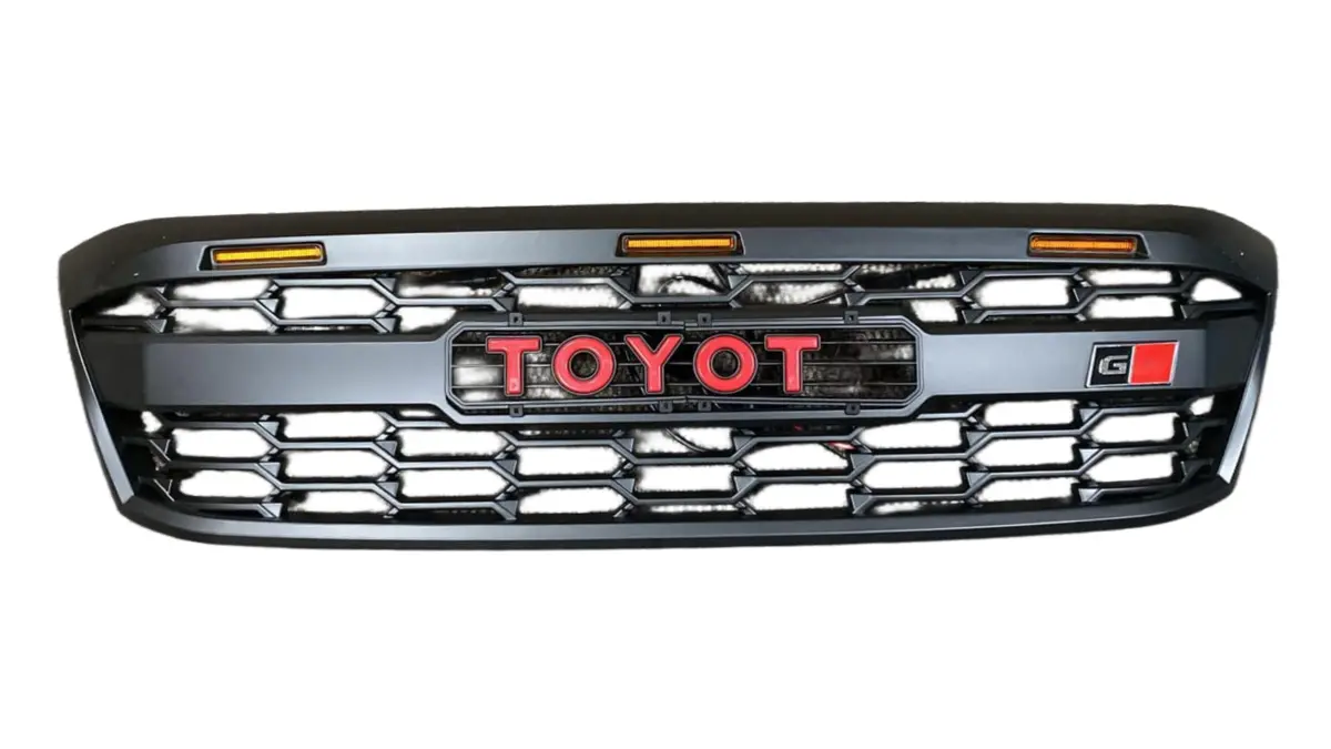 Toyota Hilux Vigo 2005-2011  Gr Grill With Amber Led 1