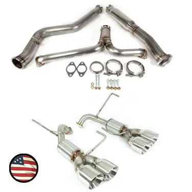 Catback Exhaust - 2022+ Subaru Wrx - 4" Muffler - 4" Double Wall Tips 1