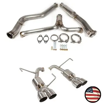 Catback Exhaust - 2015-2021 Wrx, 2015-2018 Sti - 5" Muffler - 3.5" Single Wall Tips 1