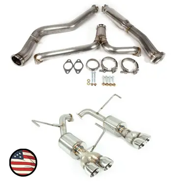 Catback Exhaust - 2015-2021 Wrx, 2015-2018 Sti - 5" Muffler - 3" Double Wall Tips 1