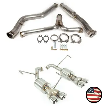 Catback Exhaust - 2022+ Subaru Wrx - 5" Muffler - 3" Double Wall Tips 1