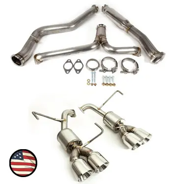 Catback Exhaust - 2015-2021 Wrx, 2015-2018 Sti - 5" Muffler - 4" Double Wall Tips 1