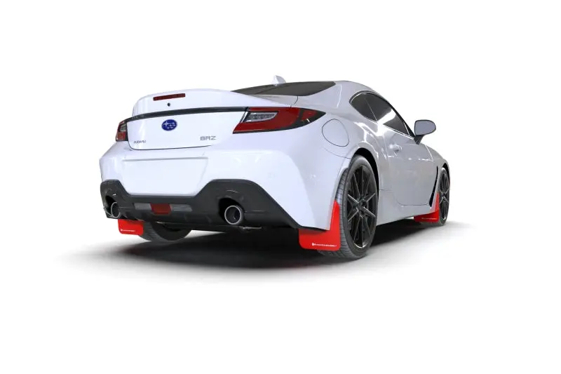 Rally Armor 2022+ Subaru Brz / 2022+ Toyota Gr86 Red Ur Mud Flap W/ Black Logo 2
