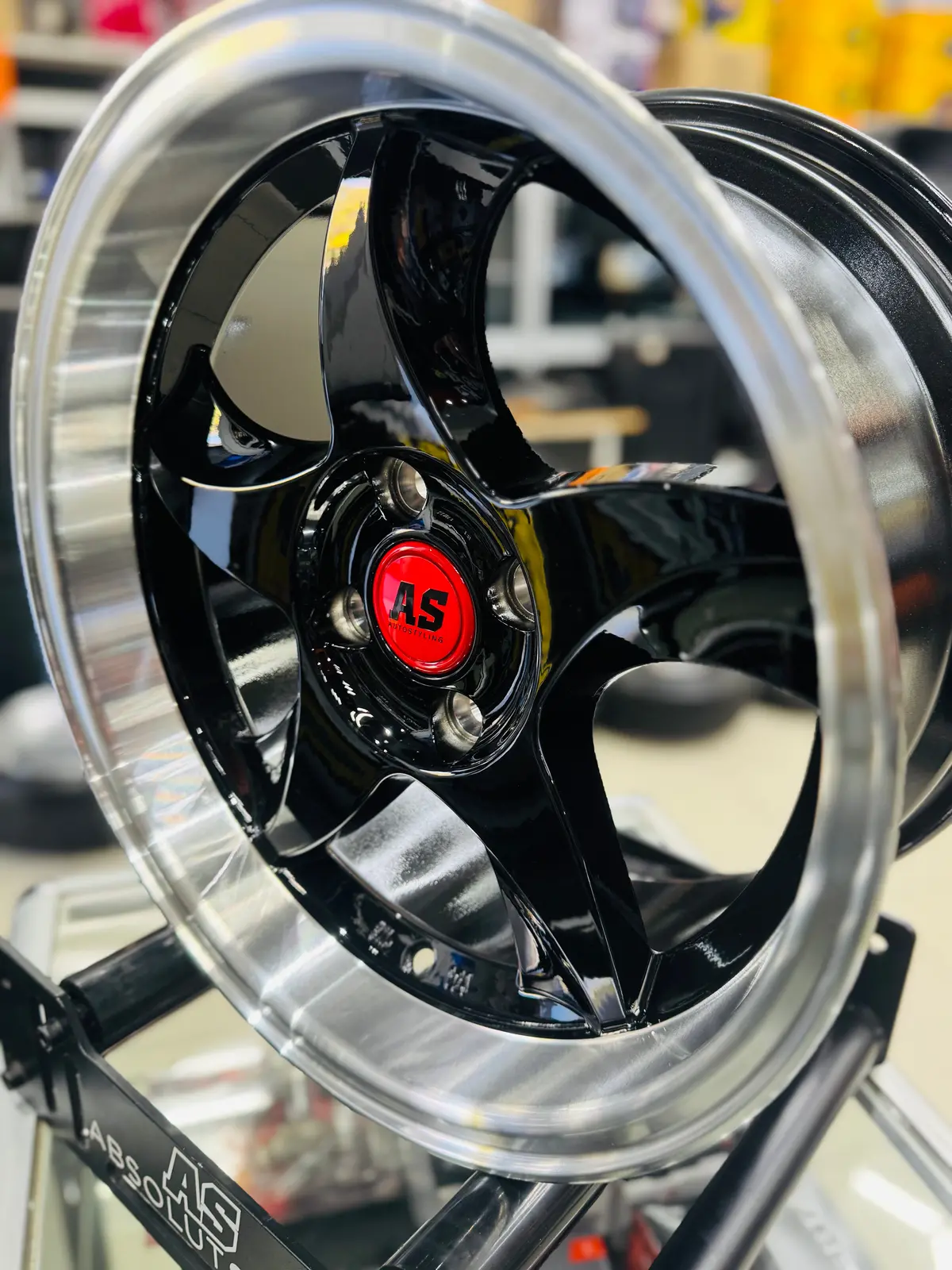 15” As-Rxi Blades Dished Gloss Black 2