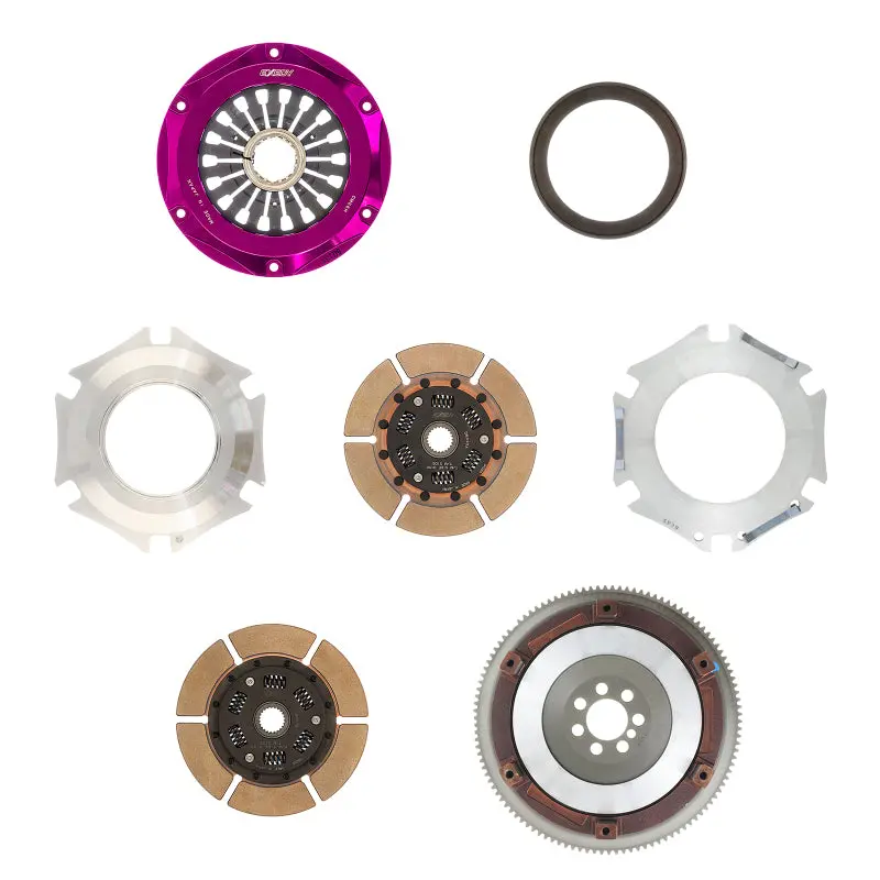 Exedy 2008-2015 Mitsubishi Lancer Evolution Gsr L4 Hyper Twin Cerametallic Clutch Sprung 1