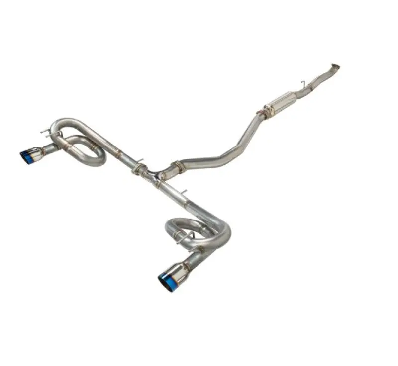 Remark 2022+ Honda Civic Si Fe1 Sport Touring (Link Loop) Catback Exhaust W/ Burnt Stainless Tip 1