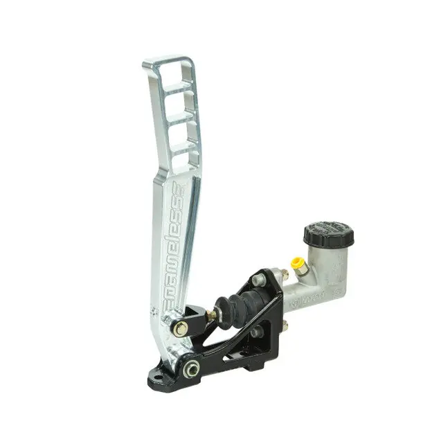 Nameless Performance Hydraulic Handbrake - Short (13") Raw Cnc Aluminum Handle - Pass Through 1