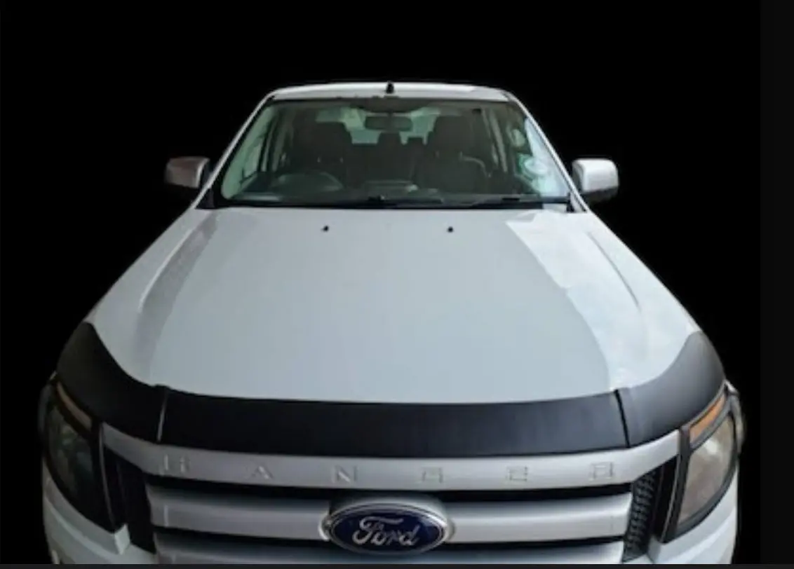 Bonnet Guard Ford Ranger T6 Stick On Matt Black 1