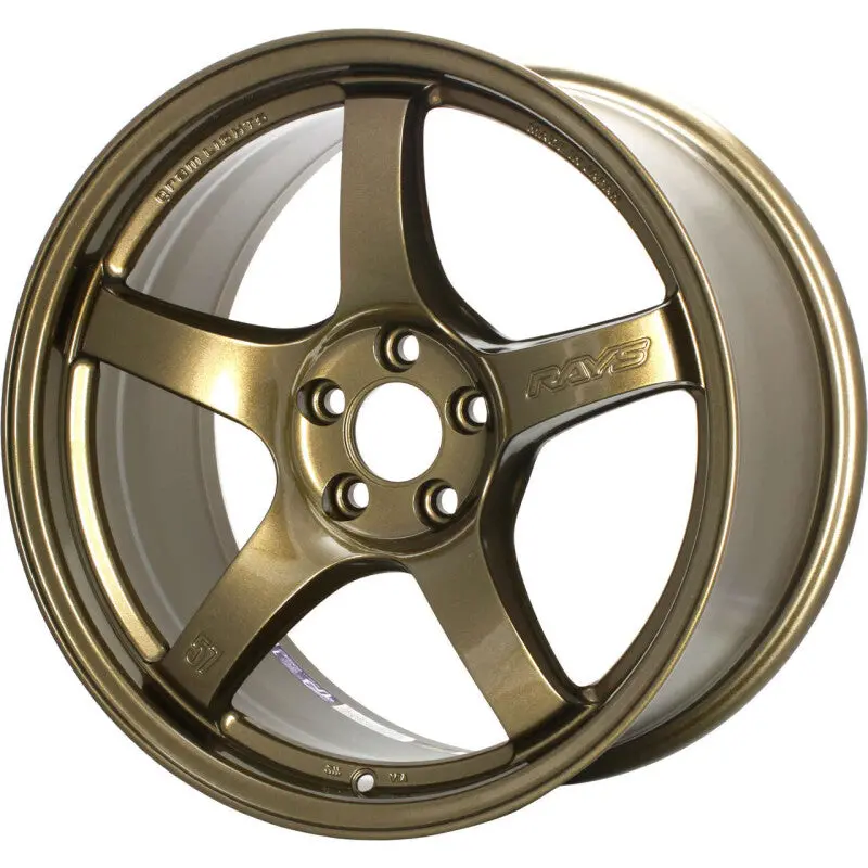 Gram Lights 57Cr 18X9.5 +38 5-114.3 Almite Gold Wheel (Min Order Qty Of 20) 1