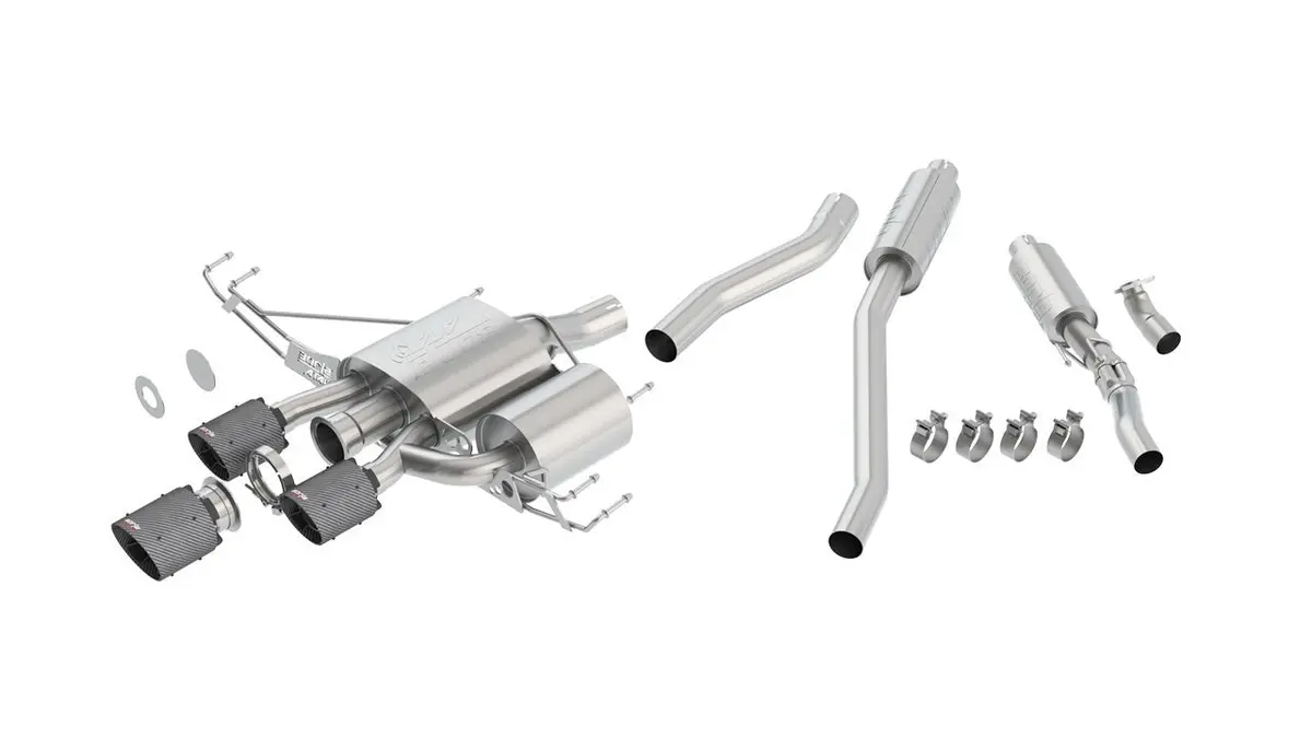 Borla Atak Adjustable Cat-Back Exhaust For 2017–2021 Honda Civic Type R (2.0L, 2.75") 1