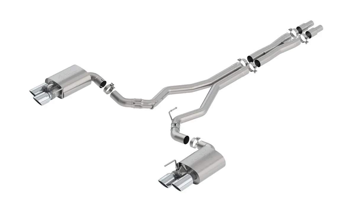 Borla Atak Cat-Back Exhaust System – Aggressive Sound Tuning For 2018 Ford Mustang Gt 5.0L 1