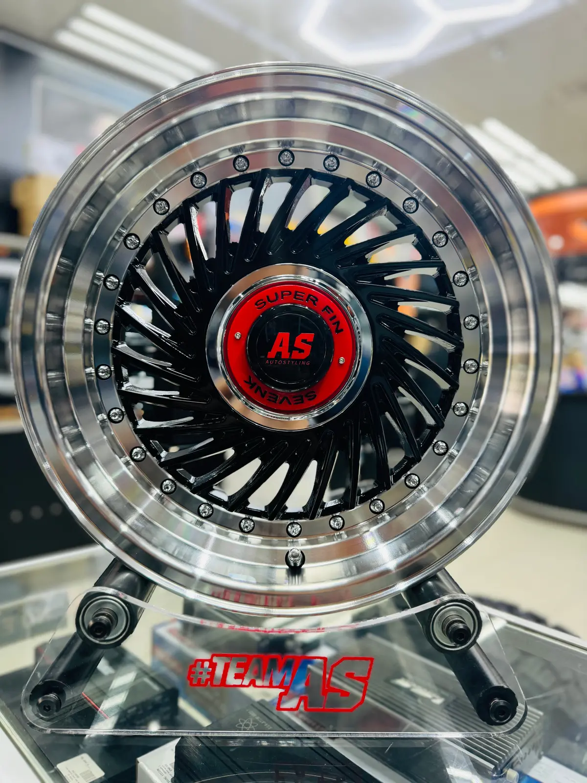 15” As- Superfin Gloss Black 4/100 4/114  Wheels 1