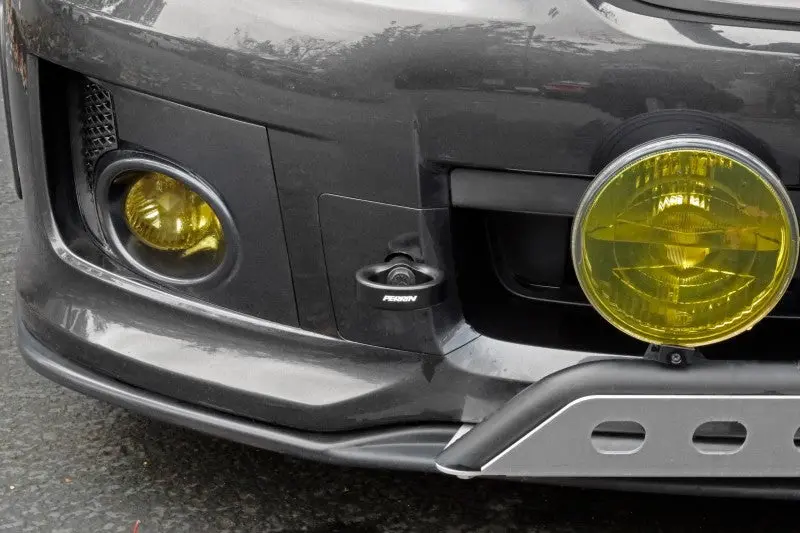 Perrin 08-14 Subaru Wrx/Sti Tow Hook Kit (Front) - Flat Black 1