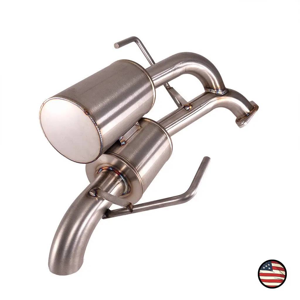 Axleback Exhaust - 2015-2019 Outback 2.5 - Dual Chamber With 5" Muffler 1