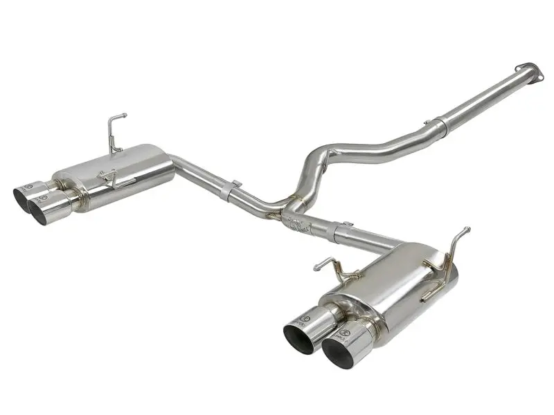 Afe Takeda 3In Ss Exhaust Cat-Back 15-16 Subaru Wrx/Sti 2.0L/2.5L Polished Tips 1