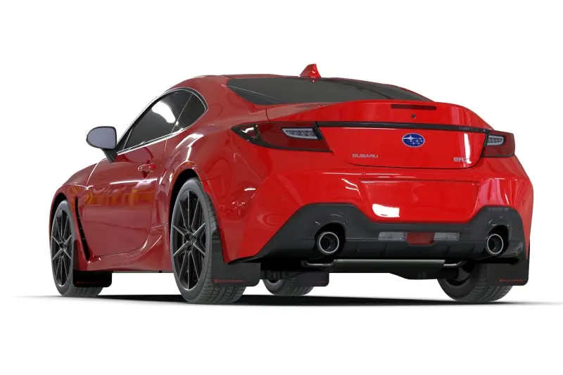Rally Armor 22-25 Subaru Brz / Toyota Gr86 Black Ur Mud Flap W/Blue Logo 2