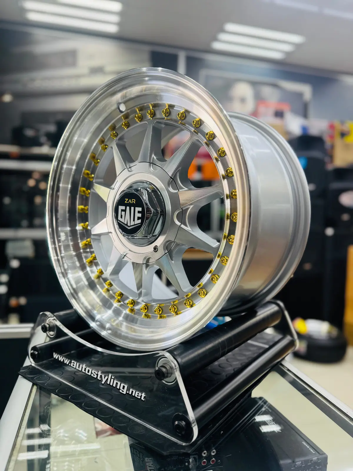 15”  Gale  4/100 4/114 Silver 1